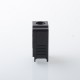 Kooroo Style Style Boro Tank for SXK BB / Billet / Boro Box Mod Kit - Black + Black, Aluminum