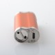 Rekavape Dani Mirco Style DNA60C 60W VW Box Mod - Silver + Orange, 1~60W, 1 x 18650, Evolv DNA60C Chipset