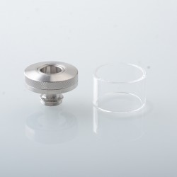 Rekavape Speedy Replacement Tank Tube + Chimney + Top Cap Kit for VMM Imperia Style RTA - Silver, Glass + Stainless Steel, 2.0ml
