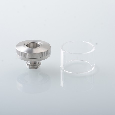 Rekavape Speedy Replacement Tank Tube + Chimney + Top Cap Kit for VMM Imperia Style RTA - Silver, Glass + Stainless Steel, 2.0ml
