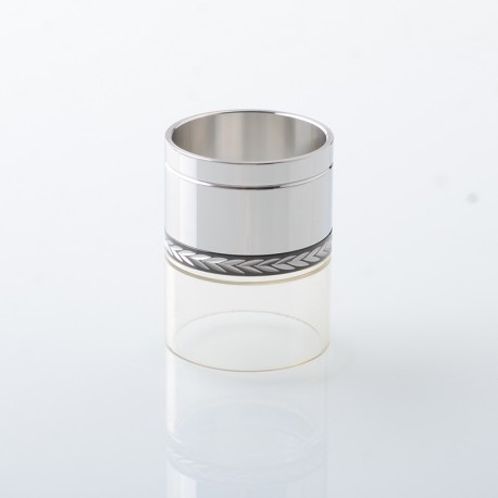 Rekavape Replacement Combi Olive Tank Tube for Diplomat Style RDL RTA / Diplomat Style MTL RTA - Silver + Silver, 316SS + PSU