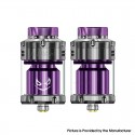 [Ships from Bonded Warehouse] Authentic Hellvape Dead Rabbit 3 RTA Atomzer Joker Edition - Shiny Gunmetal Purple, 5.5ml, 25mm