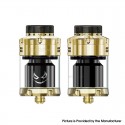 [Ships from Bonded Warehouse] Authentic Hellvape Dead Rabbit 3 RTA Atomzer Joker Edition - Shiny Gold Black, 5.5ml, 25mm
