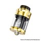 [Ships from Bonded Warehouse] Authentic Hellvape Dead Rabbit 3 RTA Atomzer Joker Edition - Shiny Gold Black, 5.5ml, 25mm