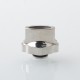 Monarchy Mohawk Mini Flask Style 510 Drip Tip Set with 4 PCS Rings - Silver, Stainless Steel
