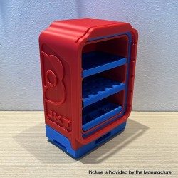Panda Storage Device for Boro Tank Boro RBA - Red + Blue, PLA 3D Printing