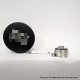 Rekavape Side-Air Kit for Baya Style RTA - Silver, 1 x Side-Air Chamber, 1 x Air Pin 0.9, 1.0, 1.2, 1.5, 2.0mm, 1 x Block Pin