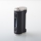 Authentic Ambition Mods K1 Box Mod - Silver Black, VW 1~60W, 1 x 18650, Chinese Chipset