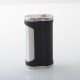 Authentic Ambition Mods K1 Box Mod - Silver Black, VW 1~60W, 1 x 18650, Chinese Chipset