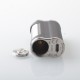 Authentic Ambition Mods K1 Box Mod - Silver Black, VW 1~60W, 1 x 18650, Chinese Chipset