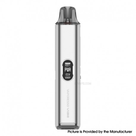 [Ships from Bonded Warehouse] Authentic Vaporesso Vibe Pod System Kit - Silver, 1100mAh, 4.5ml, 0.8ohm
