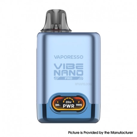 [Ships from Bonded Warehouse] Authentic Vaporesso Vibe Nano Pro Pod System Kit - Sky Blue, 1500mAh, 4.5ml, 0.8ohm