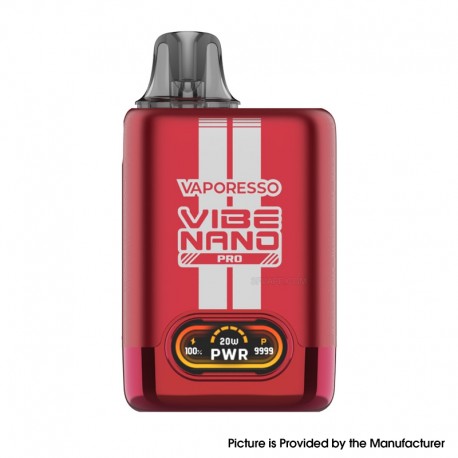 [Ships from Bonded Warehouse] Authentic Vaporesso Vibe Nano Pro Pod System Kit - Racing Red, 1500mAh, 4.5ml, 0.8ohm