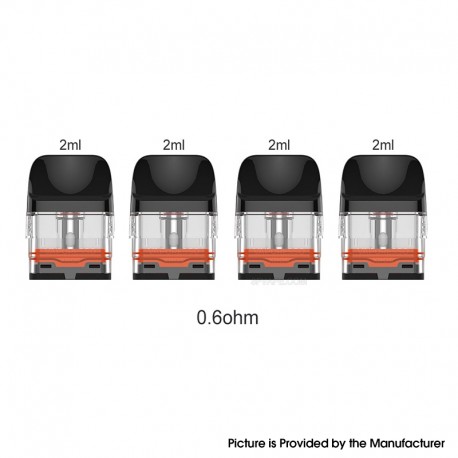 [Ships from Bonded Warehouse] Authentic Vaporesso Xros Series Corex 3.0 Pod Cartridge for Xros 5 / 5 Mini - 2ml, 0.6ohm (4 PCS)