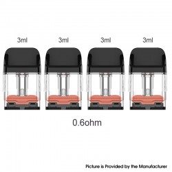 [Ships from Bonded Warehouse] Authentic Vaporesso Xros Series Corex 3.0 Pod Cartridge for Xros 5 / 5 Mini - 3ml, 0.6ohm (4 PCS)