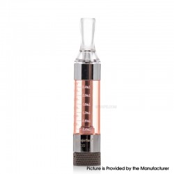 [Ships from Bonded Warehouse] Authentic Kangertech T3S eGo Clearomizer Tank Atomizer - Red, 3.0ml, 1.8ohm, 14mm (5 PCS)