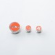 Rekavape Replacement Button Set for BMM.38 Aio Style Mod - Red, Monarchy Pattern (3 PCS)