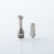 Four One Five 415 Tombo Giri Zetsuichimon Style MTL 510 Drip Tip - Silver, Stainless Steel