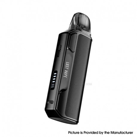[Ships from Bonded Warehouse] Authentic Lost Vape Thelema Elite S 40W Pod System Kit - Twill Black, 1400mAh, 3ml, 0.6ohm