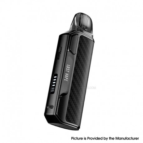 [Ships from Bonded Warehouse] Authentic Lost Vape Thelema Elite S 40W Pod System Kit - Black Carbon, 1400mAh, 3ml, 0.6ohm