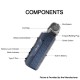 [Ships from Bonded Warehouse] Authentic Lost Vape Thelema Elite S 40W Pod System Kit - Black Carbon, 1400mAh, 3ml, 0.6ohm