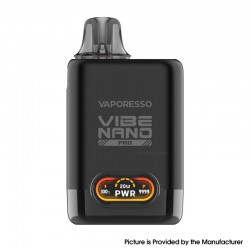[Ships from Bonded Warehouse] Authentic Vaporesso Vibe Nano Pro Pod System Kit - Black, 1500mAh, 4.5ml, 0.8ohm