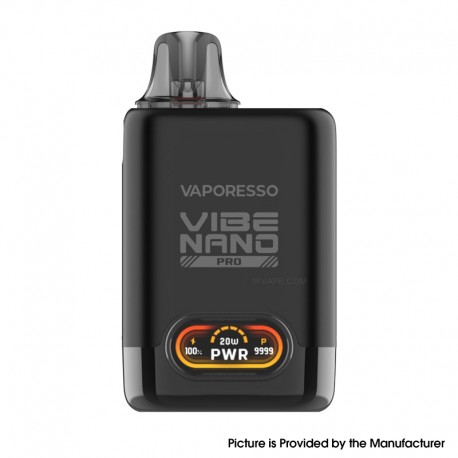 [Ships from Bonded Warehouse] Authentic Vaporesso Vibe Nano Pro Pod System Kit - Black, 1500mAh, 4.5ml, 0.8ohm