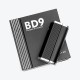 Authentic G.D MODS BD9 SX600HS 60W Box Mod - Silver, VW 1~60W, 1 x 18650, YIHI SX600HS Chipset