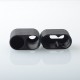 5AVape Replacement Top + Bottom Grid Shell for 5AVape Stratum Balance2 Balance 2 Style VW Box Mod - Black