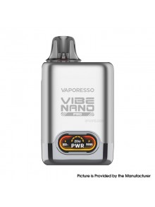[Ships from Bonded Warehouse] Authentic Vaporesso Vibe Nano Pro Pod System Kit - Silver, 1500mAh, 4.5ml, 0.8ohm