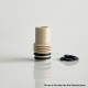 Rekavape Kuma Style 510 Drip Tip for RDA / RTA / RDTA Atomizer - Beige, PEEK