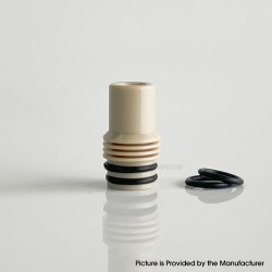 Rekavape Kuma Style 510 Drip Tip for RDA / RTA / RDTA Atomizer - Beige, PEEK