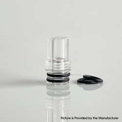 Rekavape Kuma Style 510 Drip Tip for RDA / RTA / RDTA Atomizer - Translucent, PCTG