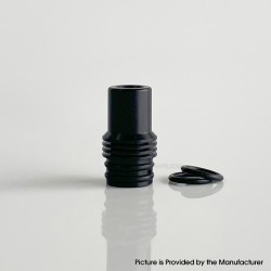 Rekavape Kuma Style 510 Drip Tip for RDA / RTA / RDTA Atomizer - Black, POM