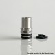 Rekavape Kuma Style 510 Drip Tip for RDA / RTA / RDTA Atomizer - Silver, Stainless Steel