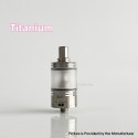 Rekavape Baya Style RTA Rebiuildable Tank Atomizer - Silver, Titanium + PC, 4.2ml, Air Pin 1.2, 1.5, 1.8mm, 22mm Diameter