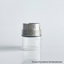 Rekavape F-Dama Extender Tank for Monarchy Ost Old School MTL and DL RTA Atomizer - Silver + Translucent, 316SS + PCTG