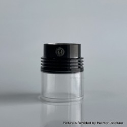 Rekavape Extender Tank for Monarchy Ost Old School MTL and DL RTA Atomizer - Black + Translucent, 316 Stainless Steel + PCTG