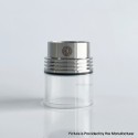 Rekavape Extender Tank for Monarchy Ost Old School MTL and DL RTA Atomizer - Silver + Translucent, 316 Stainless Steel + PCTG