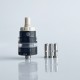 Rekavape Ost Old School Style DL RTA Atomizer - Black + Beige, 316SS + PEEK + PCTG, 3ml, Air Pin 2, 2.5, 3, 3.5mm, 22mm