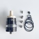 Rekavape Ost Old School Style DL RTA Atomizer - Black + Beige, 316SS + PEEK + PCTG, 3ml, Air Pin 2, 2.5, 3, 3.5mm, 22mm