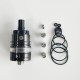 Rekavape Ost Old School Style DL RTA Atomizer - Black + Black, 316SS + POM + PCTG, 3ml, Air Pin 2, 2.5, 3, 3.5mm, 22mm