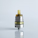 Rekavape Ost Old School Style DL RTA Atomizer - Silver + Brown, 316SS + PEI + PEI, 3ml, Air Pin 2, 2.5, 3, 3.5mm, 22mm