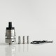 Rekavape Ost Old School Style DL RTA Atomizer - Silver + Black, 316SS + POM + PCTG, 3ml, Air Pin 2, 2.5, 3, 3.5mm, 22mm