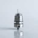 Rekavape Ost Old School Style DL RTA Atomizer - Silver + Translucent, 316SS + PCTG + PCTG, 3ml, Air Pin 2, 2.5, 3, 3.5mm, 22mm