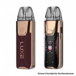 [Ships from Bonded Warehouse] Authentic Vaporesso LUXE XR Max 2 80W Pod Mod Kit - Imperial Red Leather, 3200mAh, 5ml, 0.2/0.8ohm