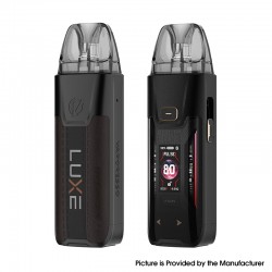 [Ships from Bonded Warehouse] Authentic Vaporesso LUXE XR Max 2 80W Pod Mod Kit - Dark Black Leather, 3200mAh, 5ml, 0.2 / 0.8ohm