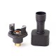 SXK PROtocol Atom Style Bridge RBA for Boro Devices / Billet / BB Mod Kit - Black, 316SS, 3.5mm / 4.0mm Air Pin