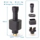SXK PROtocol Atom Style Bridge RBA for Boro Devices / Billet / BB Mod Kit - Black, 316SS, 3.5mm / 4.0mm Air Pin