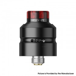 [Ships from Bonded Warehouse] Authentic Hellvape Dead Rabbit Mini RDA Tank Atomizer - Black, BF Pin, 20mm Diameter